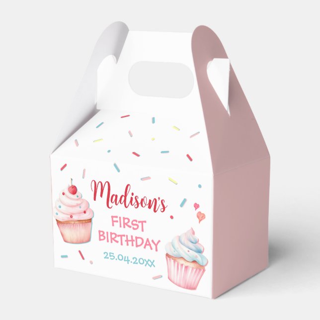 Ballotins Cupcake Décoration Party Cute Baking Girl Annivers (Verso)