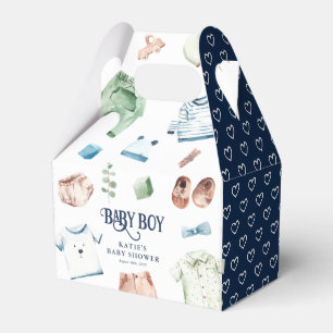Ballotins Cute Aquarelle Vêtements de garçon Baby shower de