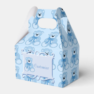 Ballotins Cute Bleu Teddy Ours Motif Gable Ballotin