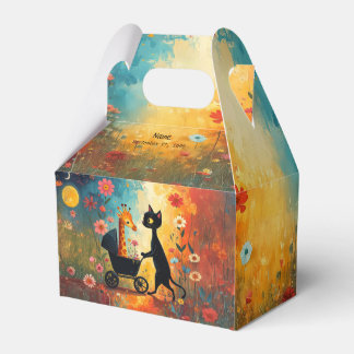Ballotins Cute Cat Giraffe Favor Box