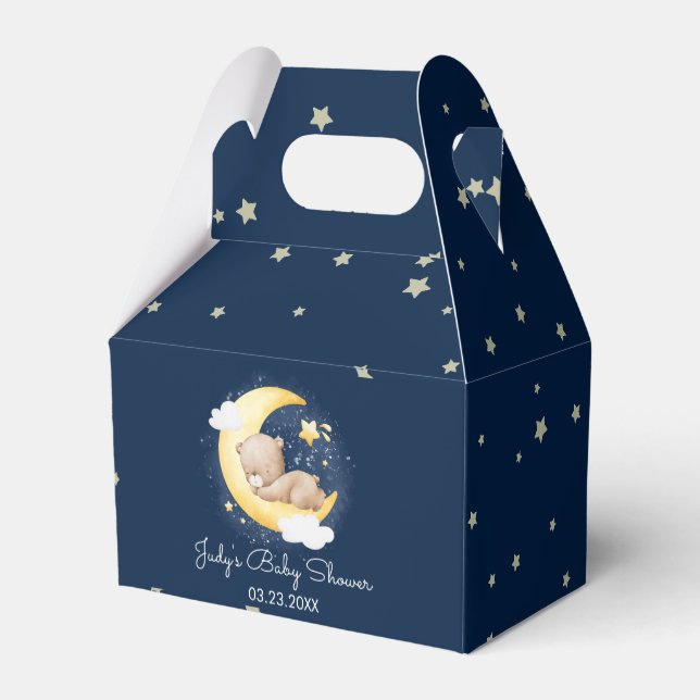 Ballotins Cute Crescent Marine Lune Teddy Bear Baby shower (Arrière)