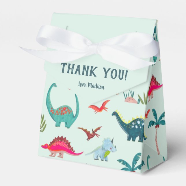 Ballotins Cute Dinosaur Boy Babyshower Merci (Verso)