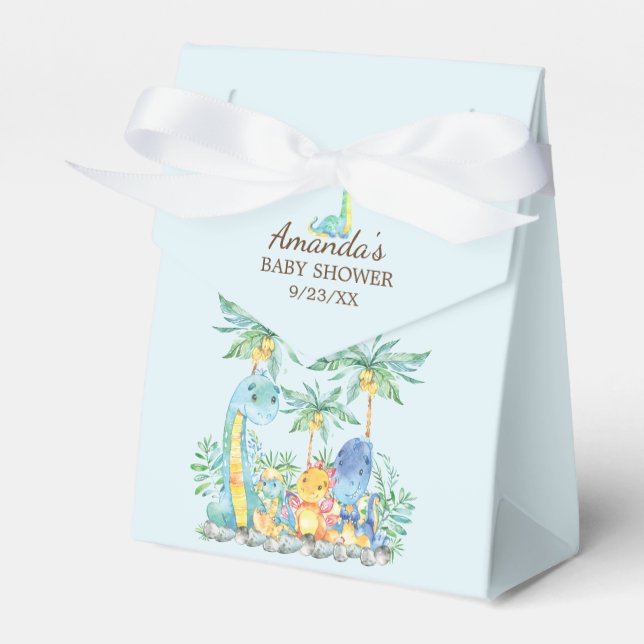 Ballotins Cute Dinosaures Baby shower Ballotin (Verso)