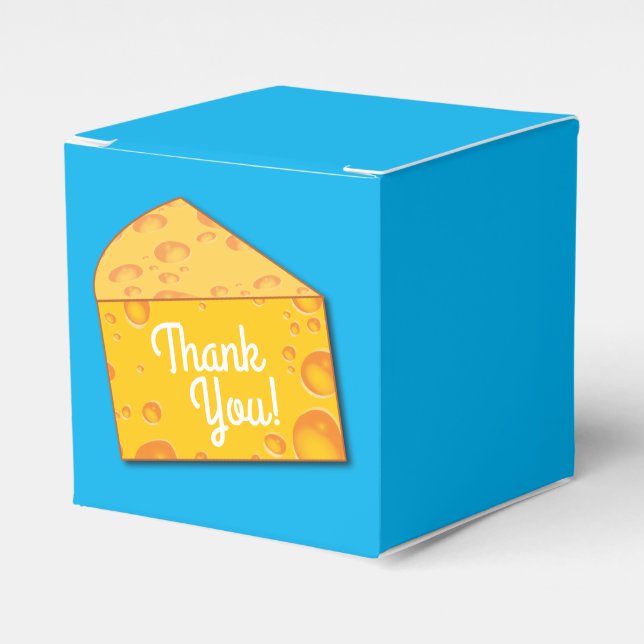 Ballotins Cute Fromage Wedge Enfants 1er anniversaire fête (Verso)