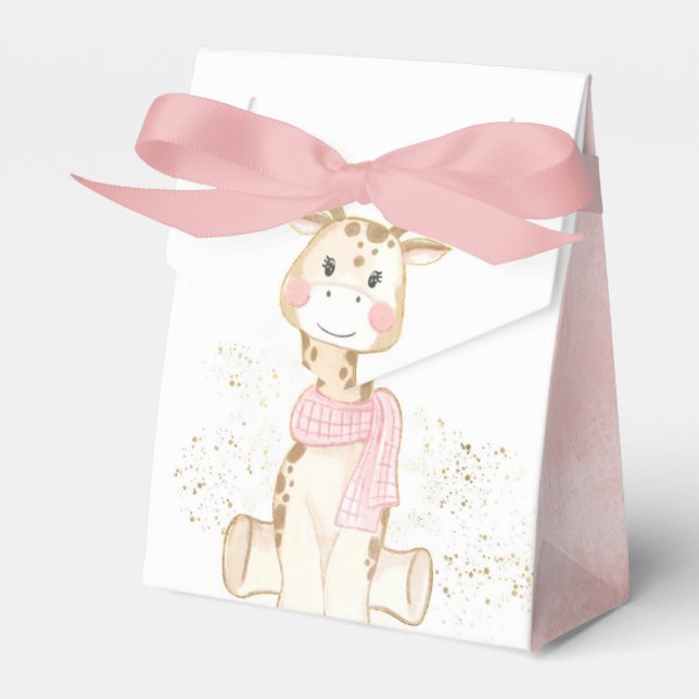 Ballotins Cute Giraffe Parties scintillant or huile bébé fil (Verso)