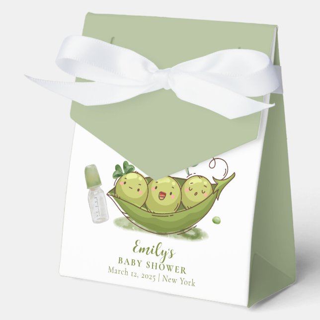 Ballotins Cute Green Pacifier Pois Doux Dans Baby shower De  (Recto)
