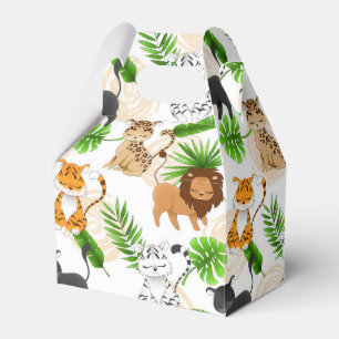 Ballotins Cute Jungle chats Variété d'animaux sauvages boîte