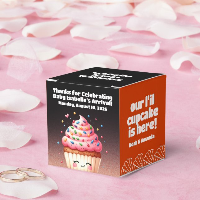 Ballotins Cute L'il Cupcake Sprinkings Baby shower Bienvenue (Mariage)