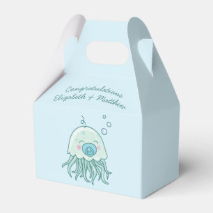 Ballotins Cute méduse Baby shower Kawaii Blue Boy