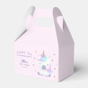 Ballotins Cute Merci de Baby shower Unicorn