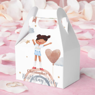 Ballotins Cute Sport afro Balloon Anniversaire filles fête