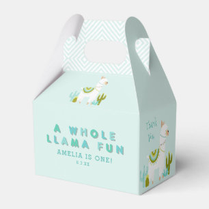 Ballotins Cute Tout Llama Amusants Aqua 1er Anniversaire
