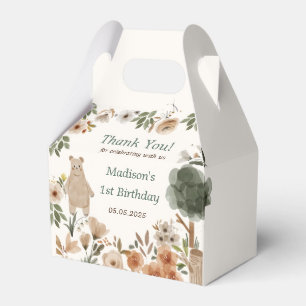Ballotins Cute Woodland Animaux 1er Anniversaire Fête Favori