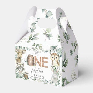 Ballotins Cute Woodland Animaux Végétation Boy Baby shower