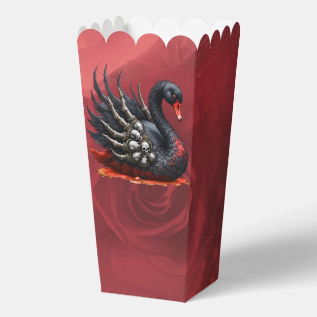 Ballotins Cygne noir d'os – Élégance gothique (Recto)