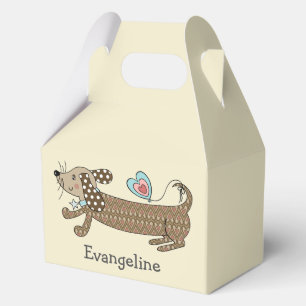 Ballotins Dachshund, chien de saucisse personnalisé