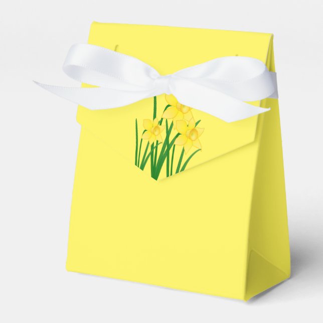 Ballotins Daffodils Party Favoriser Box (Verso)