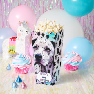 Ballotins Dalmatian Dog Pink Purple Turquoise Birthday