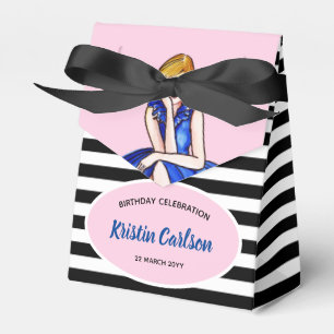 Ballotins Dame avec Robe Royal Blue Cocktail