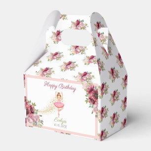 Ballotins Danseur Ballerina  Ballet Floral Rose Anniversaire