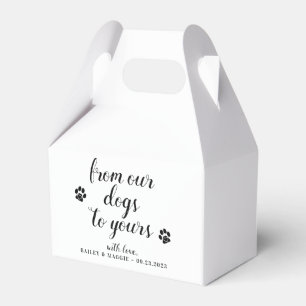 Ballotins De Nos Chiens À Votre Mariage Doggie Sac Chien Tra