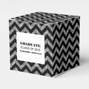 Ballotins de Parties scintillant Silver Chevron