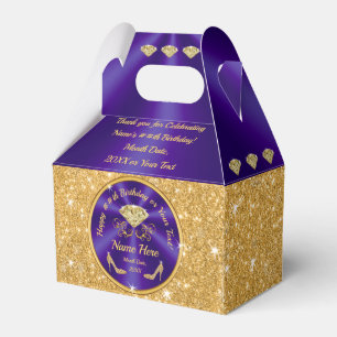 Ballotins de violet et d'or remarquables Personnal