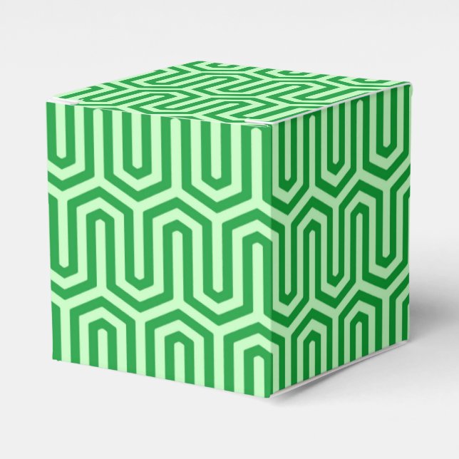 Ballotins Déco motif égyptien - Jade vert (Verso)