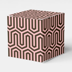 Ballotins Déco motif égyptien - rose et chocolat