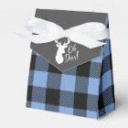 Deer Hunter Lodge Baby shower Antlers Boy Blue