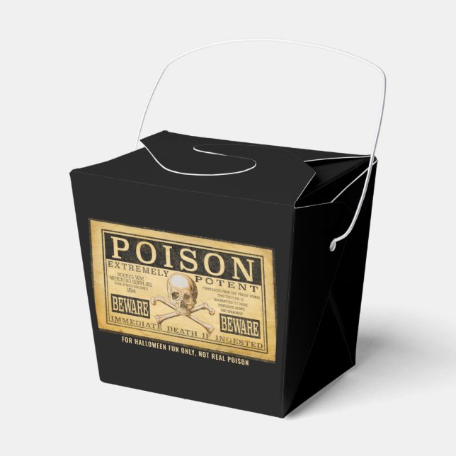 Ballotins Déplaisant "POISON" Ballotin Halloween (Verso)