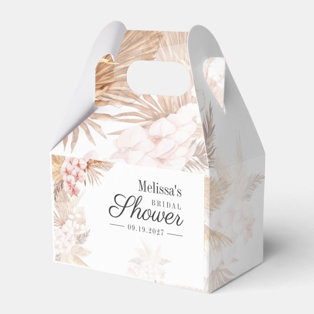 Ballotins Desert Palms Pampas Grass Boho Fête des mariées (Verso)