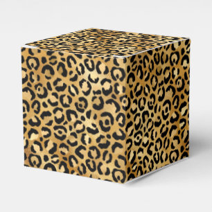 Ballotins Design de série Leopard rose et or 1