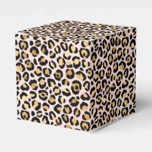 Ballotins Design de série Leopard rose et or 12
