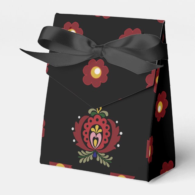 Ballotins Design folklorique hongrois noir (Verso)