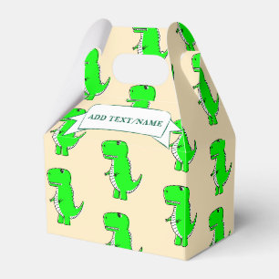 Ballotins Dessin de dinosaure vert personnalisé