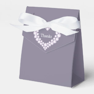 Ballotins Diamond mariage coeur merci ballotin