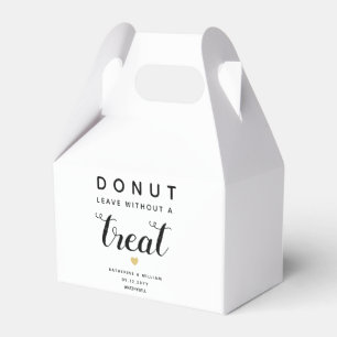 Ballotins Donut Leave Without a Treat Elegant Mariage Or