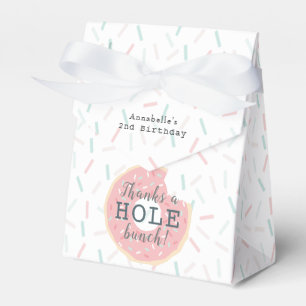 Ballotins Donut rose Merci un tas de trou Anniversaire