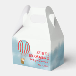 Ballotins Douce Baby Shower avec un Ourson Volant au-Dessus 