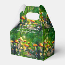 Douce forêt enchantée de lapins et de grenouilles 