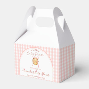 Ballotins Douce Pastel Rose Ruban Gingham Automne Baby Showe