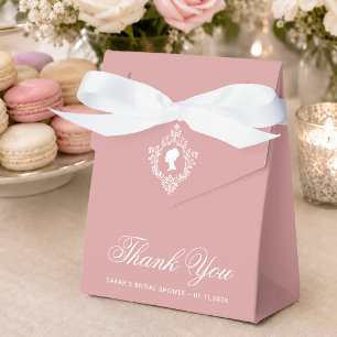 Ballotins Douce Robe de Mariée Régence Dame & Blason Rose Po