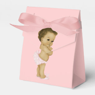 Ballotins Douche rose de bébé de princesse Afro-américain