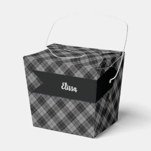 Ballotins Douglas Grey Scottish Tartan Plaid Motif