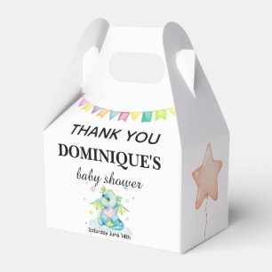 Ballotins Dragon Holding Heart - Ballotin Baby shower