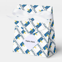 Drapeau Azores Azoréen Personnalisé en Carreaux 