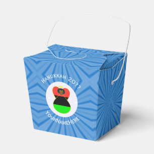 Ballotins Drapeau de Hanukkah de l'ange de la diaspora afric
