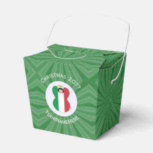 Ballotins Drapeau de Noël Angel italien Personnalisé