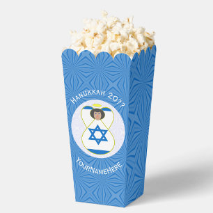 Ballotins Drapeau israélien de Hanukkah Ange Popcorn personn